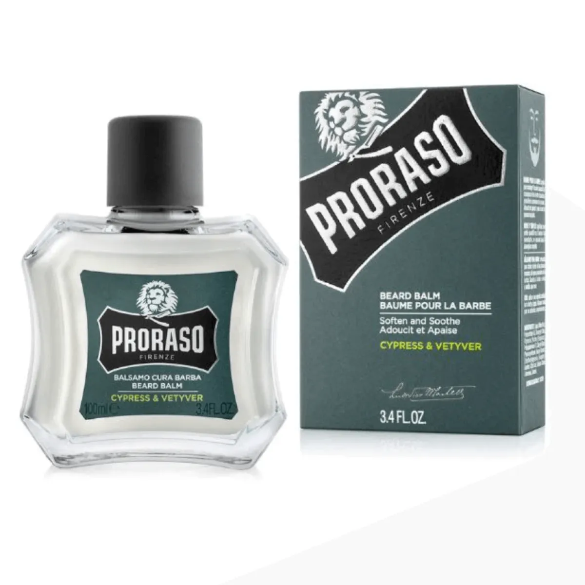 Proraso - Cypress & Vetyver - Beard Kit, Zestaw do pielęgnacji brody, na prezent w metalowej puszce