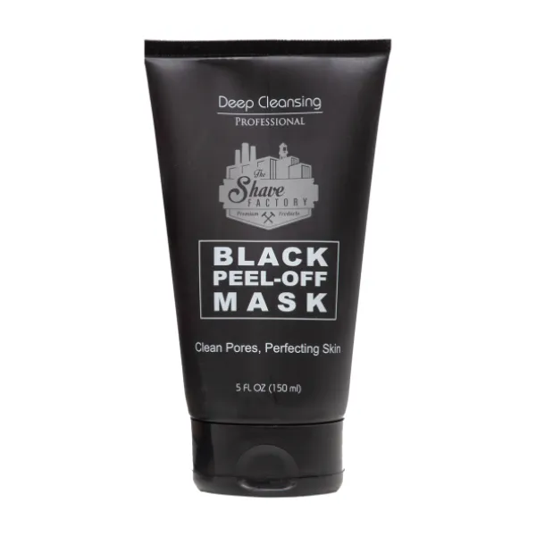 The Shave Factory - Black Mask Peel-Off - Czarna maska z aktywnym węglem do oczyszczania twarzy 150ml