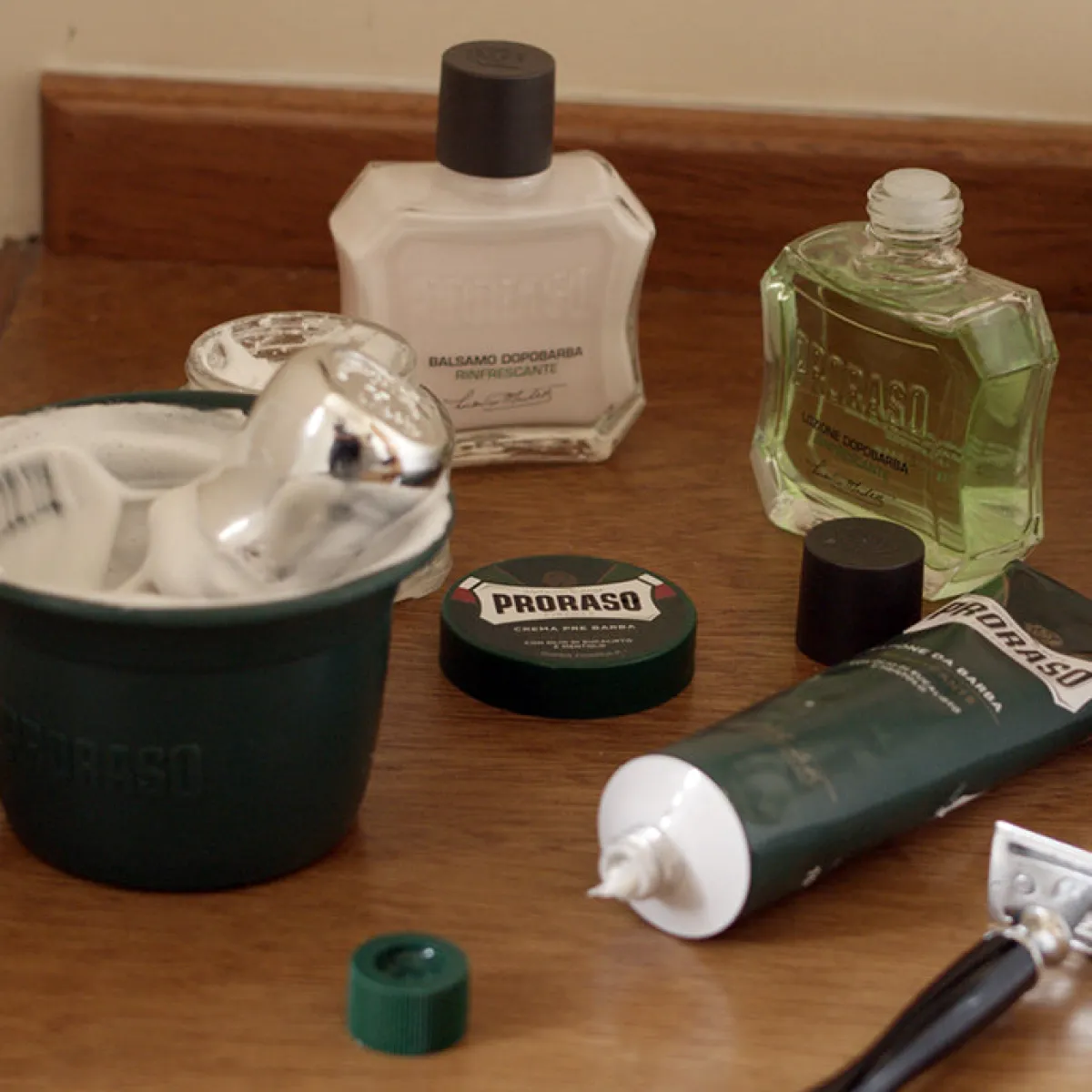 Proraso - Refreshing, linia Zielona - Krem do golenia w tubie 150ml