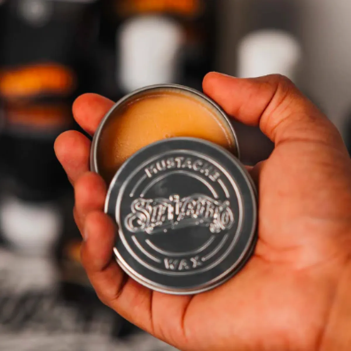 Suavecito - Moustache Wax Whiskey Bar - Wosk do stylizacji wąsów  57g