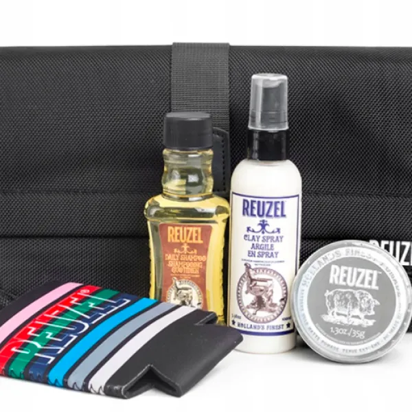 Reuzel - Dopp Bag - Duża kosmetyczka, czarna